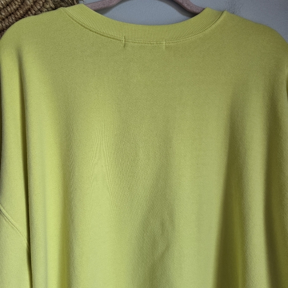 Daydreamer New Here Comes the Rolling Stones Crew Yellow Sweatshirt SZ Large - Picture 7 of 12